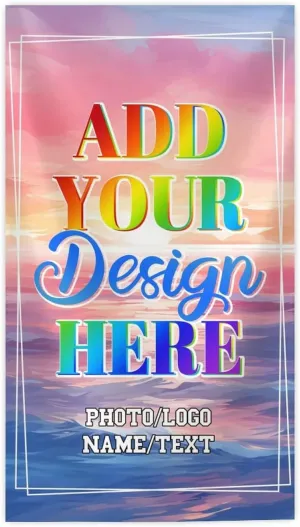 Beach Towel for Adults, Custom with Photo Logo Name Text Pool Bath Essential Gifts for Teens Women Men, 70" x 40" Oversized Lightweight Sandless Bathroom Towels for Sports Camping Summer
