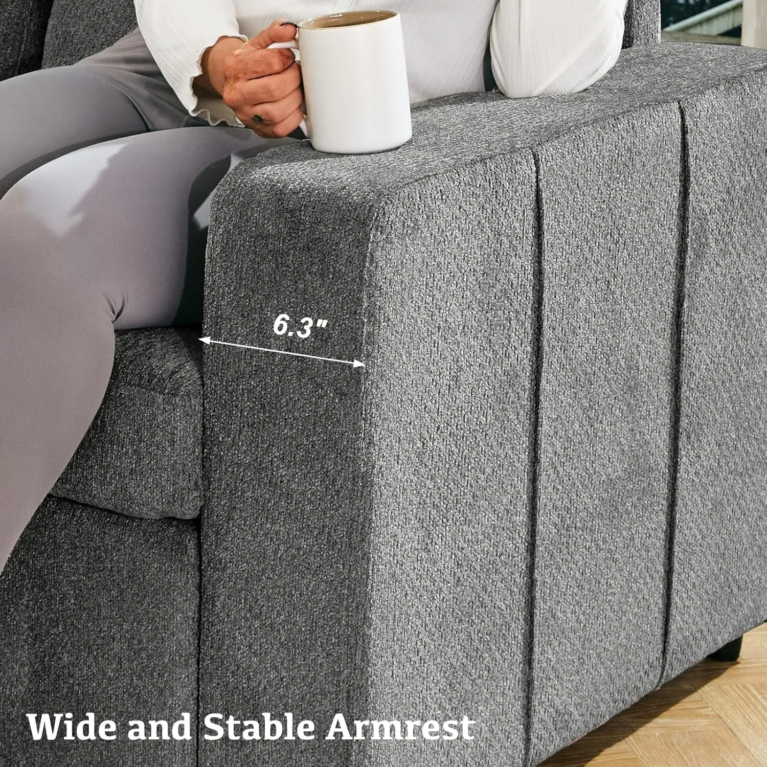 Belffin Modular Sectional Sleeper Sofa with Pull Out Couch, U Shaped Sleeper Pull Out Bed, Convertible Sectional Couches for Living Room, Light Grey