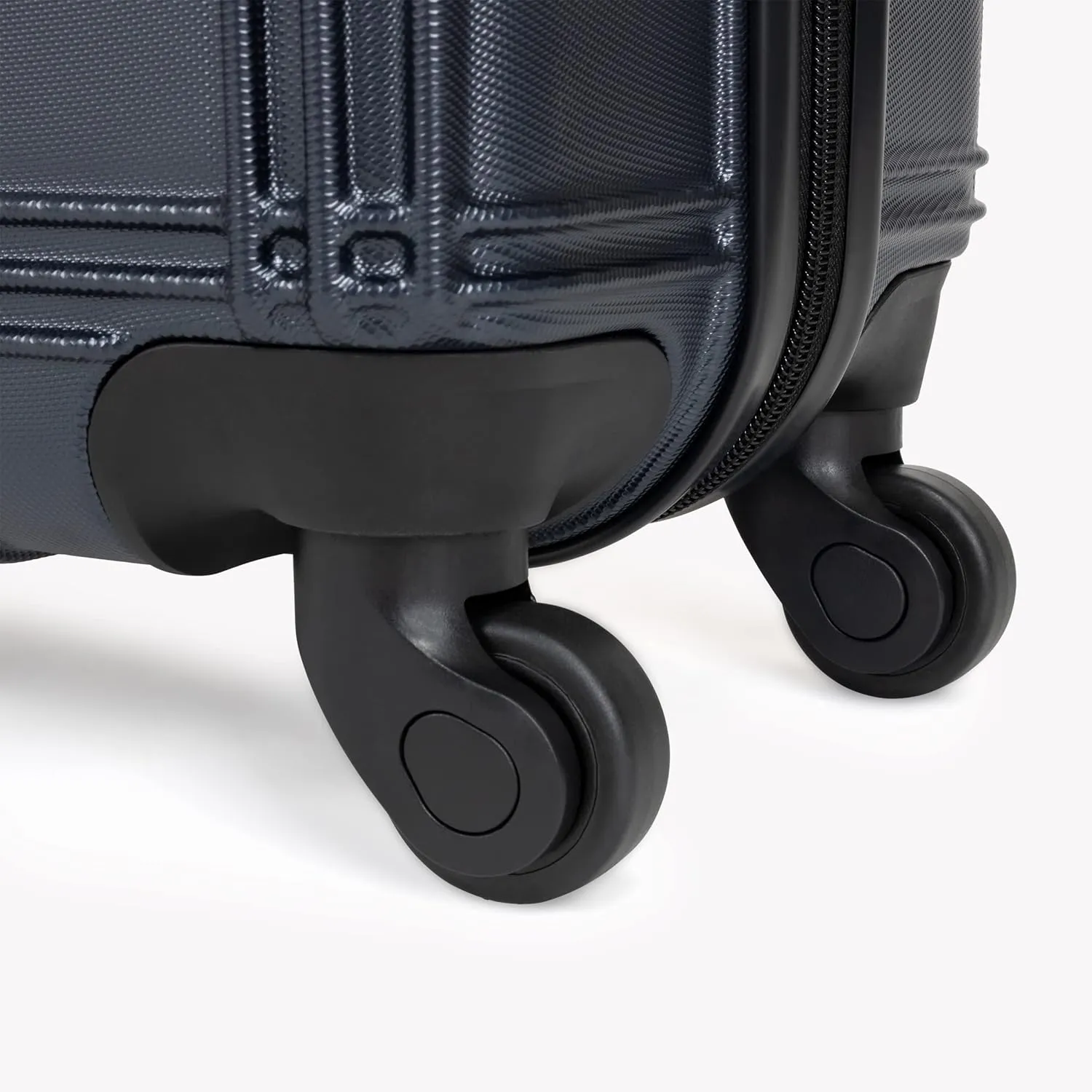 Ben Sherman Nottingham Lightweight Hardside 4-Wheel Spinner Travel Luggage, Naval, 20-Inch Carry On