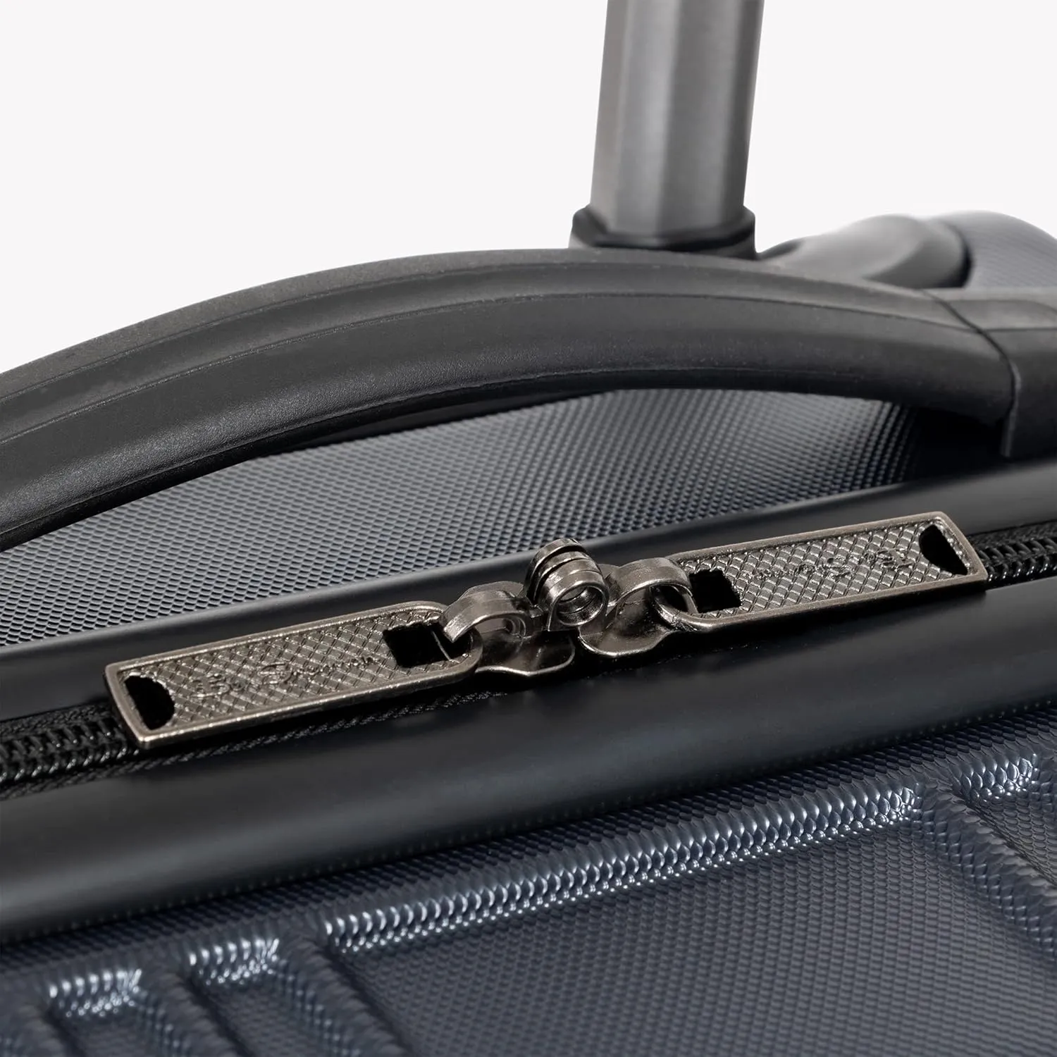 Ben Sherman Nottingham Lightweight Hardside 4-Wheel Spinner Travel Luggage, Naval, 20-Inch Carry On