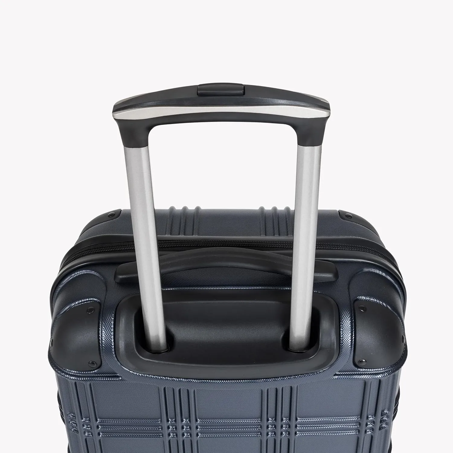 Ben Sherman Nottingham Lightweight Hardside 4-Wheel Spinner Travel Luggage, Naval, 20-Inch Carry On