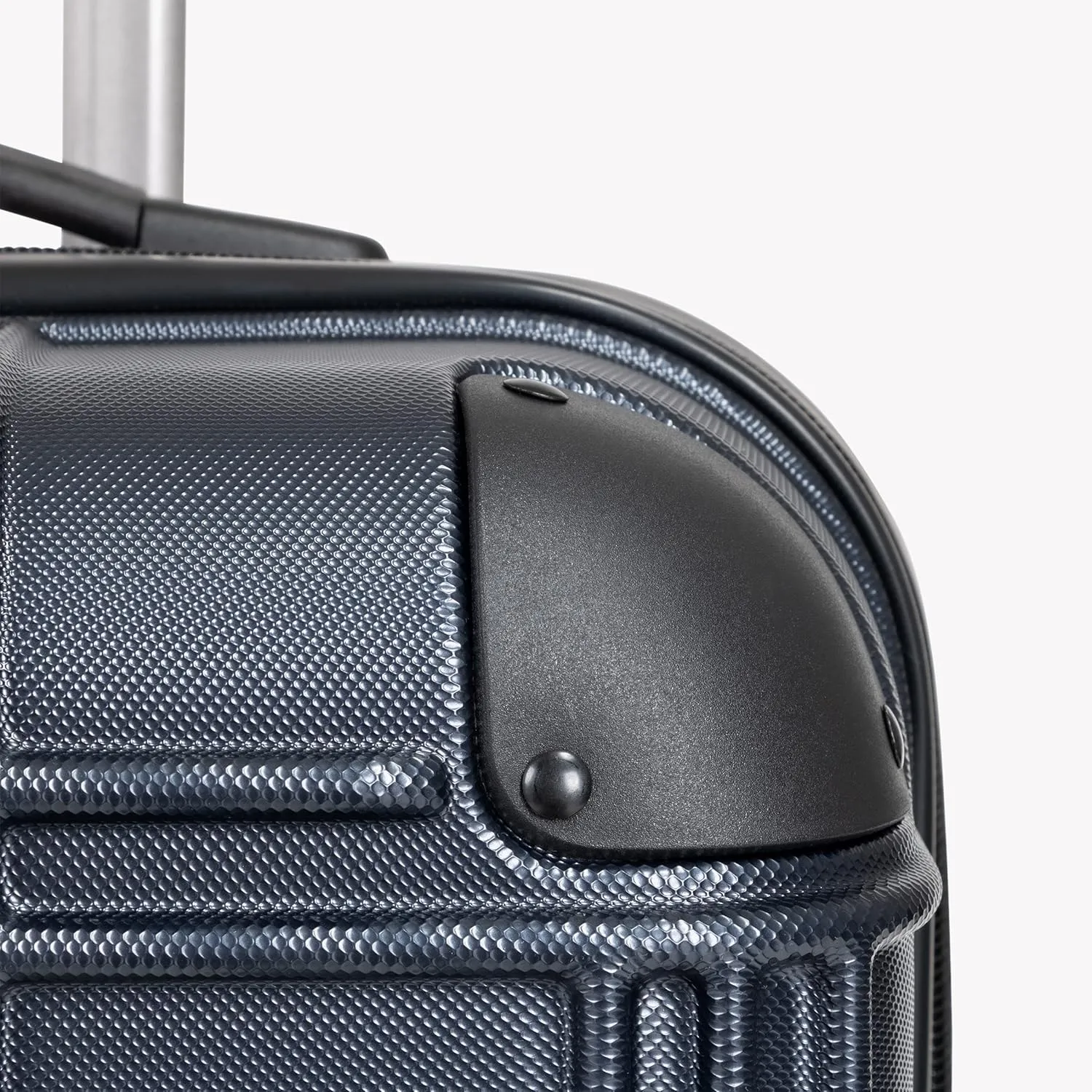 Ben Sherman Nottingham Lightweight Hardside 4-Wheel Spinner Travel Luggage, Naval, 20-Inch Carry On