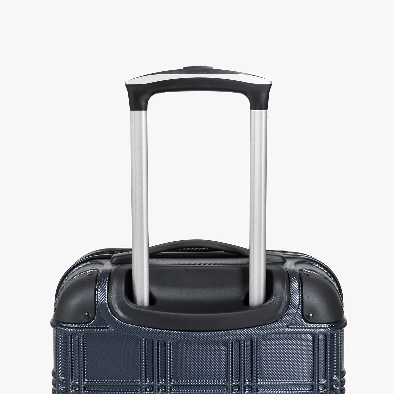 Ben Sherman Nottingham Lightweight Hardside 4-Wheel Spinner Travel Luggage, Naval, 20-Inch Carry On