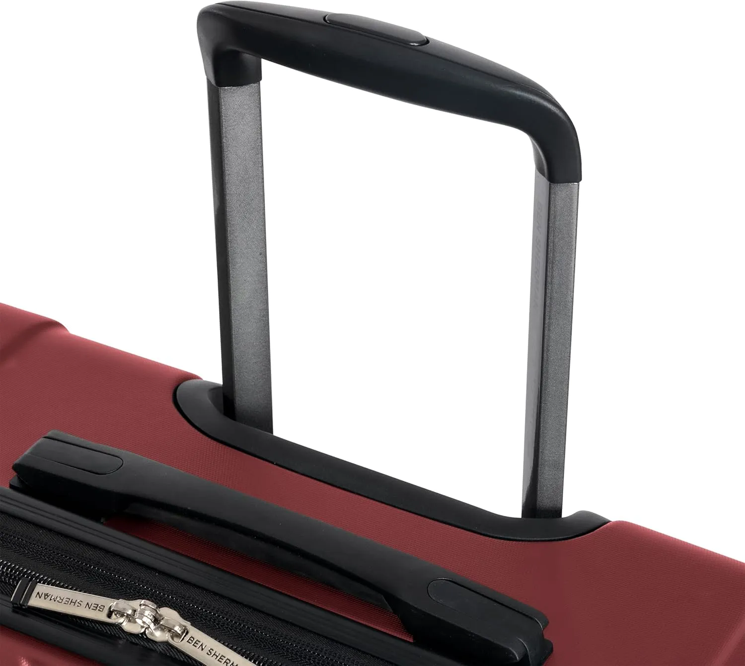 Ben Sherman Sunderland Spinner Travel Upright Luggage, British Red, 24-Inch Checked