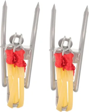 BESPORTBLE 1 Pair Tree Climbing Spikes Leg Pads Metal Climbing Tools for Pole and Tree Work
