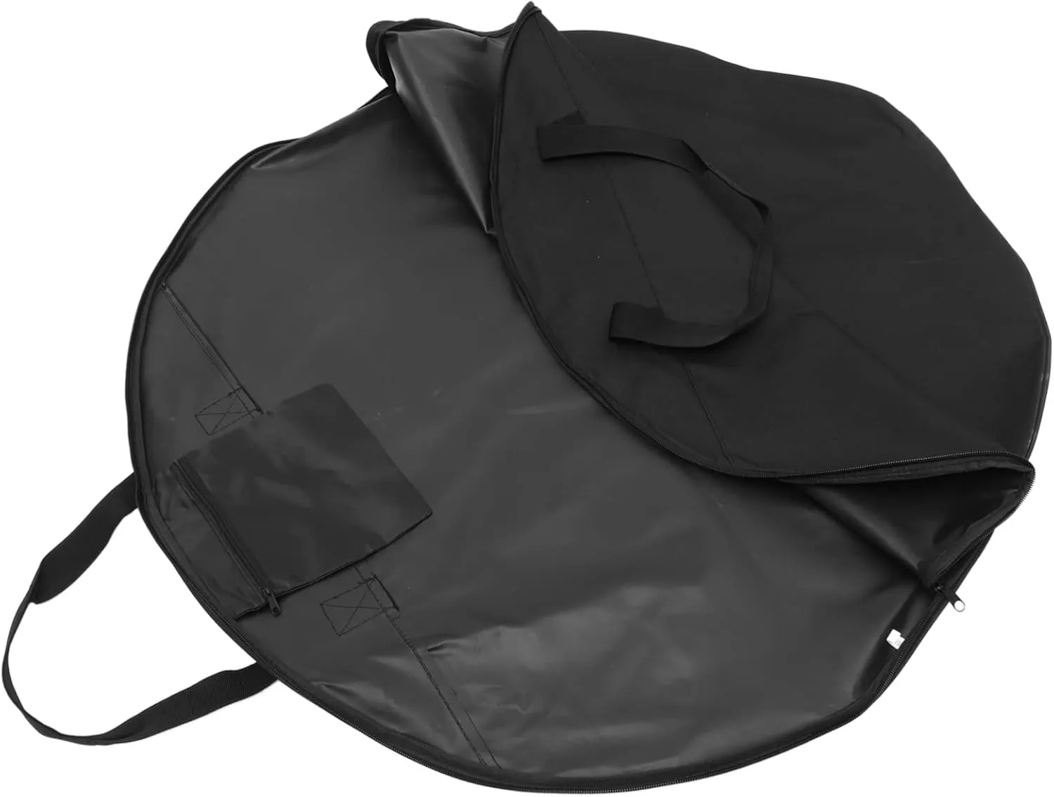 BESPORTBLE 2pcs Bicycle Wheel Bag Bike Wheel Polyester Black Storage Bag Riding