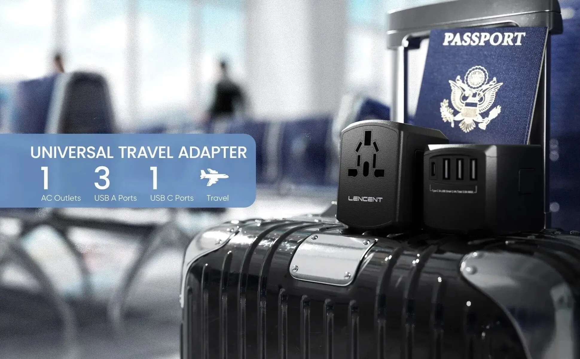 Best Universal Travel Power Adapter US EU UK AU ASIA