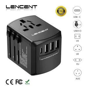 Best Universal Travel Power Adapter US EU UK AU ASIA