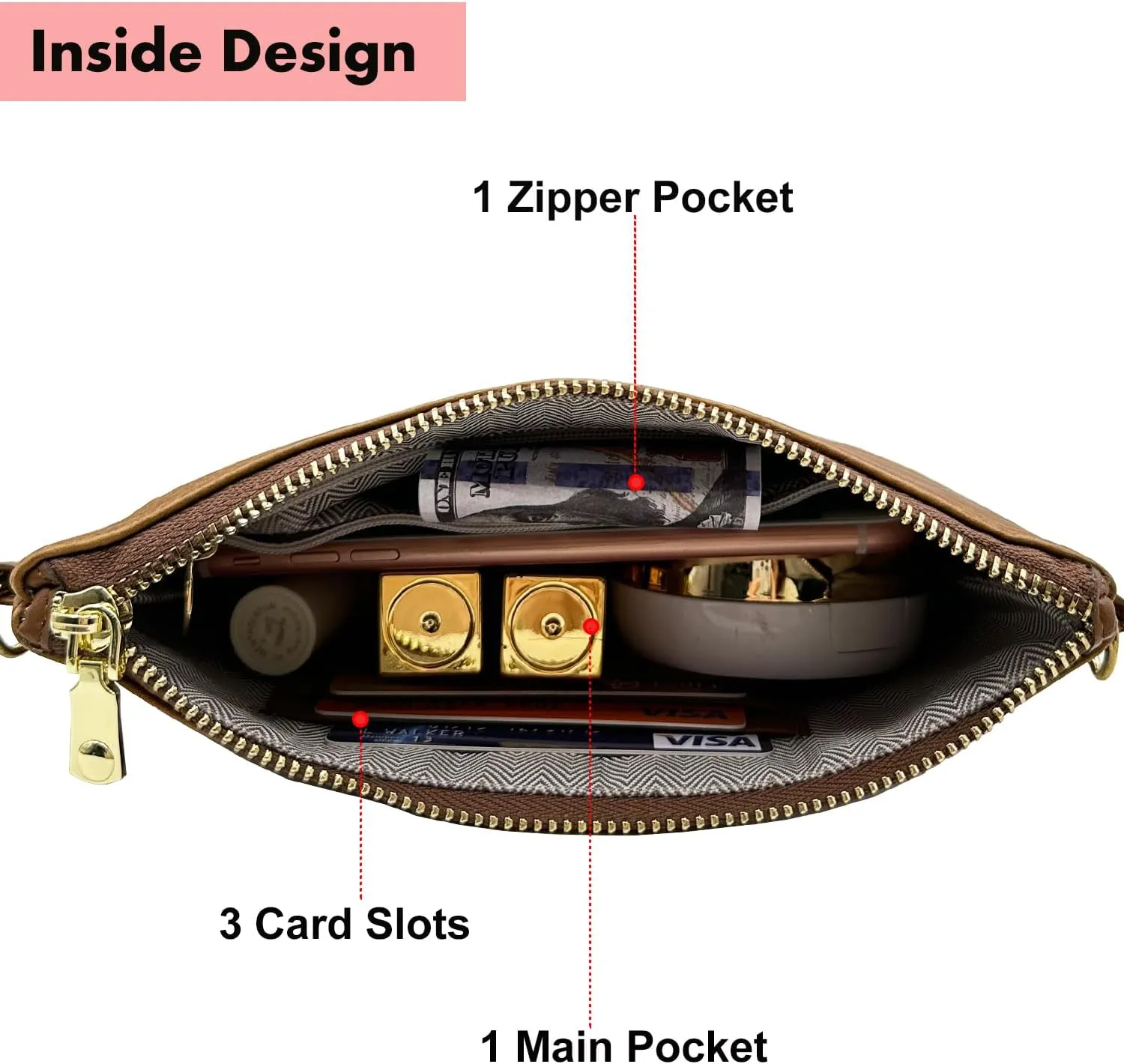 Beurlike Straw Clutch Purses for Women Beach Wristlet Wallet Small Cross body bag for Girls