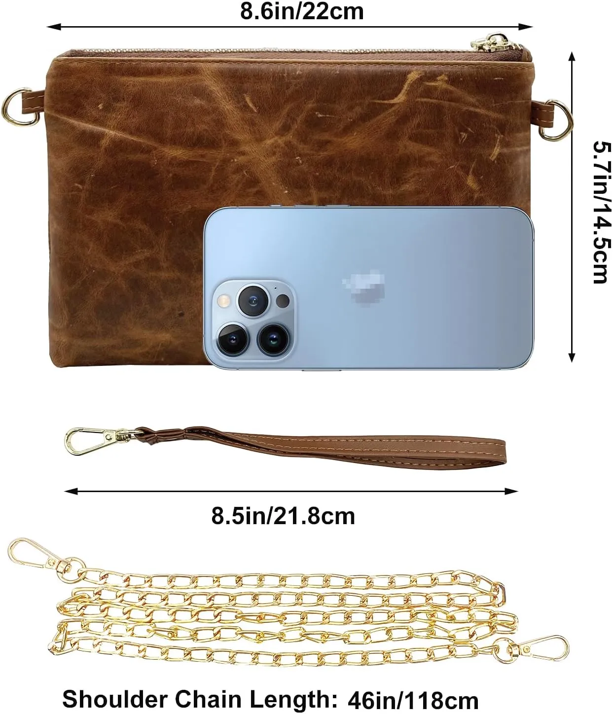 Beurlike Straw Clutch Purses for Women Beach Wristlet Wallet Small Cross body bag for Girls