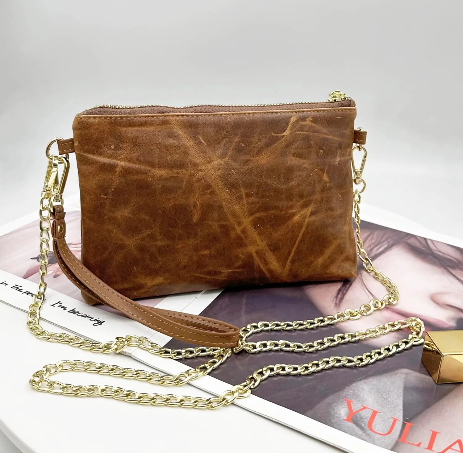 Beurlike Straw Clutch Purses for Women Beach Wristlet Wallet Small Cross body bag for Girls