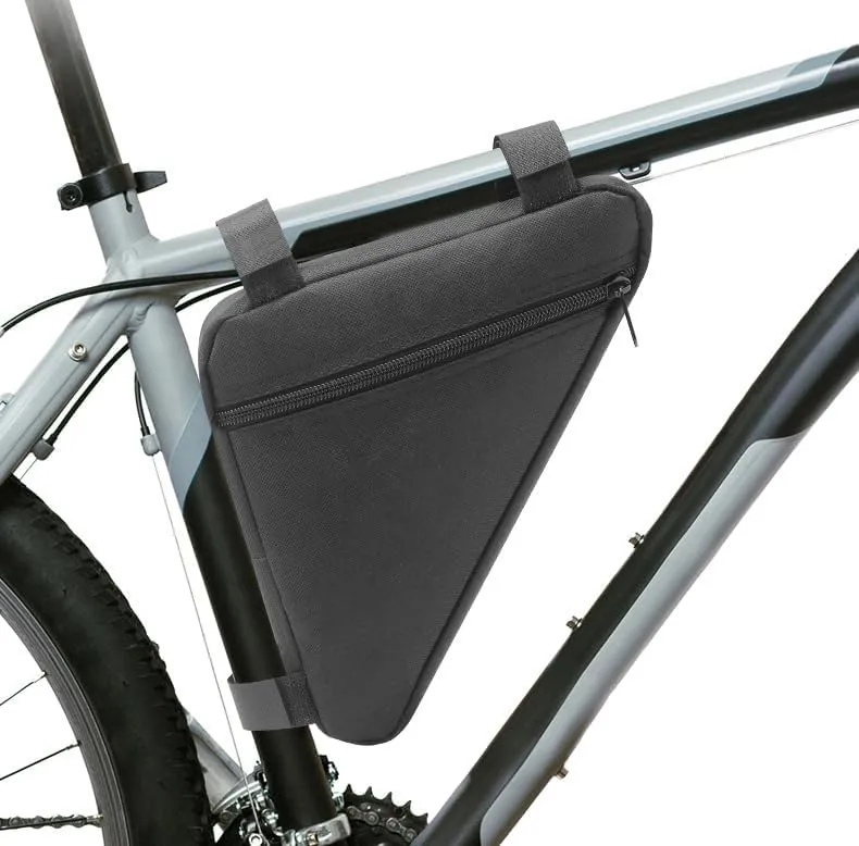 Bike Frame Bag for Cannondale Topstone 2 Women 2021, Bicycle Triangle Pouch, Bike Frame Triangle Travel Storage Bag, Riding Accessories, for Mountain Road Bike Trip,A Black
