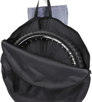 Bike Wheel Travel Bag Bicycle Wheel Case for Air Travel, Compatible with Both Mountain and Road Bikes Perfect Cycling Wheel Bag for Bike Storage and Transportation