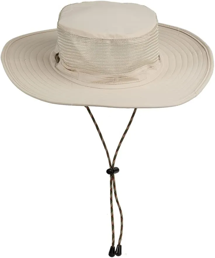 Bimini Bay Outfitters LTD Boca Grande Wide-Brim Fishing Hat with Mesh Featuring BloodGuard