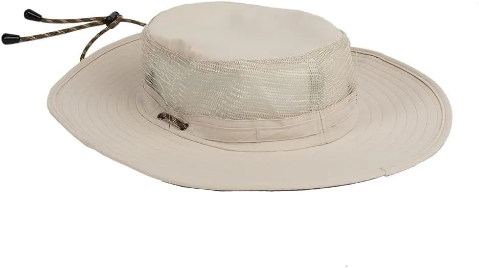 Bimini Bay Outfitters LTD Boca Grande Wide-Brim Fishing Hat with Mesh Featuring BloodGuard