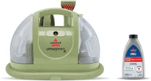 BISSELL Little Green Multi-Purpose Portable Carpet and Upholstery Cleaner, Car and Auto Detailer, with Exclusive Specialty Tools, Green, 1400B