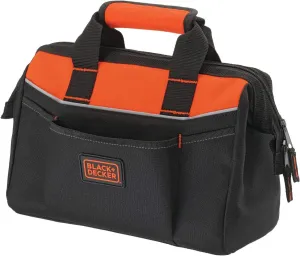 BLACK DECKER Tool Bag, 12-inch (BDST500001APB)