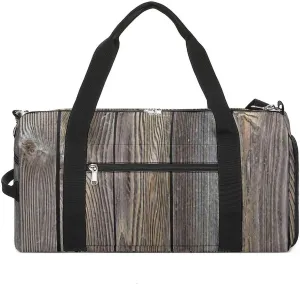 Black Watch Tartan Pattern Portable Large Capacity Fully Printed Fitness Bag Unisex