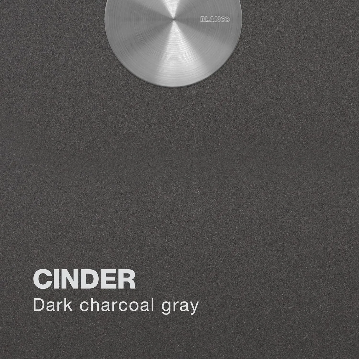 BLANCO, Cinder 441478 PRECIS SILGRANIT Super Single Undermount Kitchen Sink, 32" X 19"