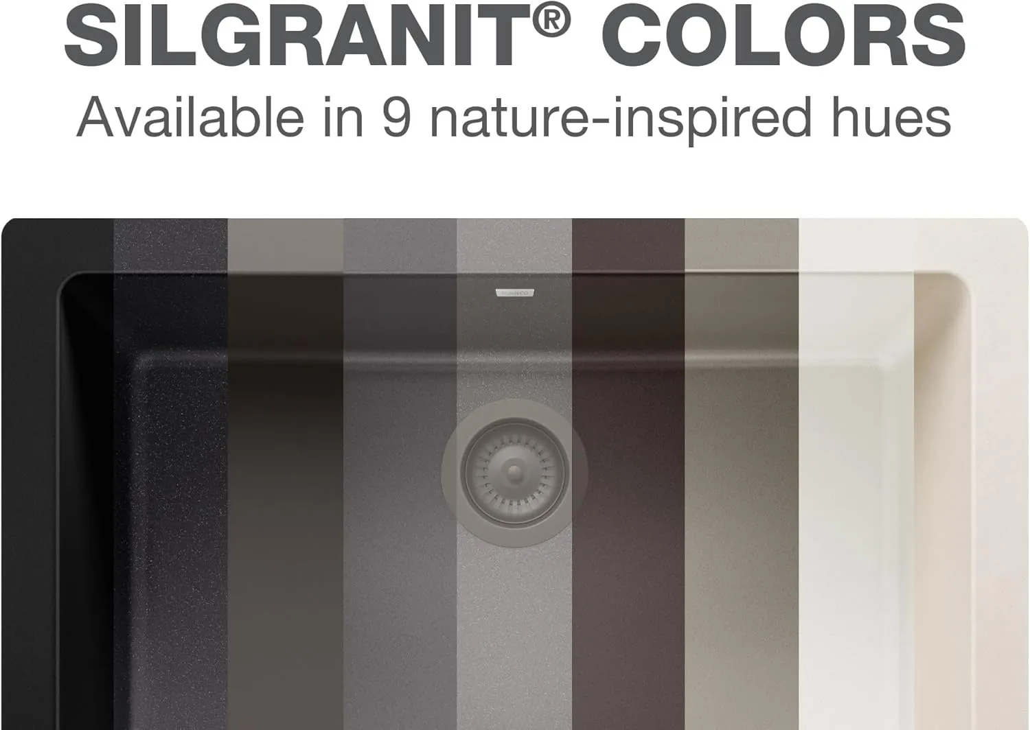 BLANCO, Cinder 441478 PRECIS SILGRANIT Super Single Undermount Kitchen Sink, 32" X 19"
