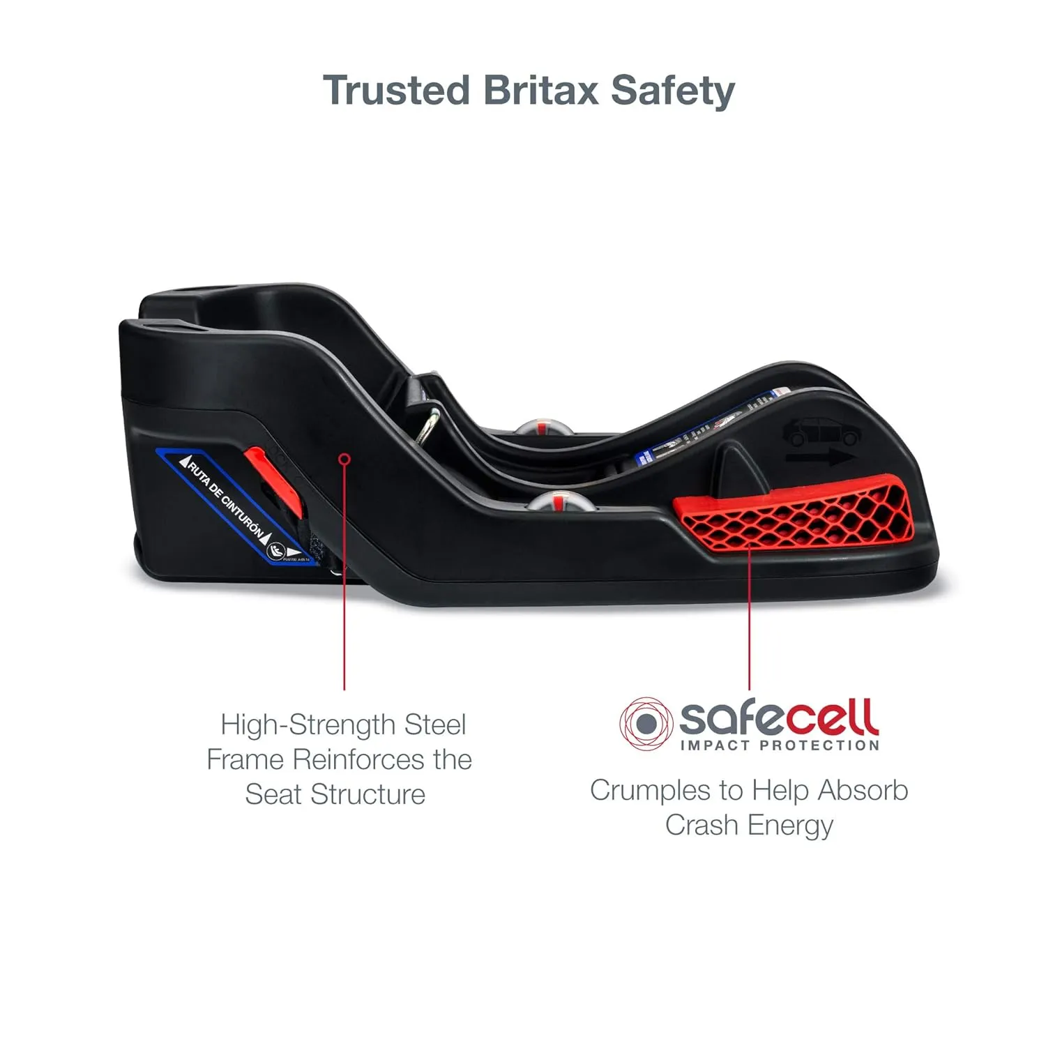 Britax B-Lively & B-Safe Gen2 Travel System, Greystone SafeWash