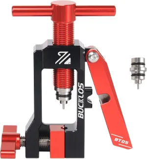 BUCKLOS Bike Brake Hydraulic Disc Brake Hose Fitting Insert Tool, 2 in 1 Needle Driver Insertion Tool with Mineral Hose Cutting Tools BT05 for MTB Road Bike Compatible with BH90/BH59/Avid/MAGURA/Banjo