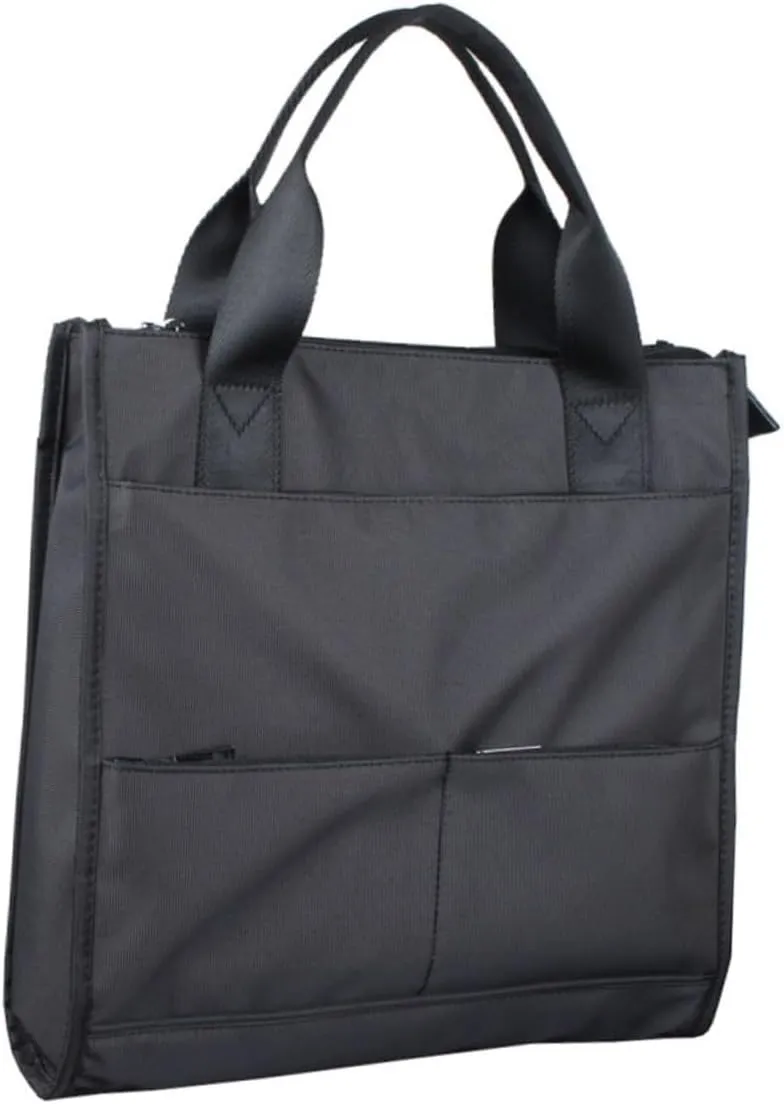 Business Handbag Men's Storage Bag Waterproof Feature Chic Tote for Daily Occasions