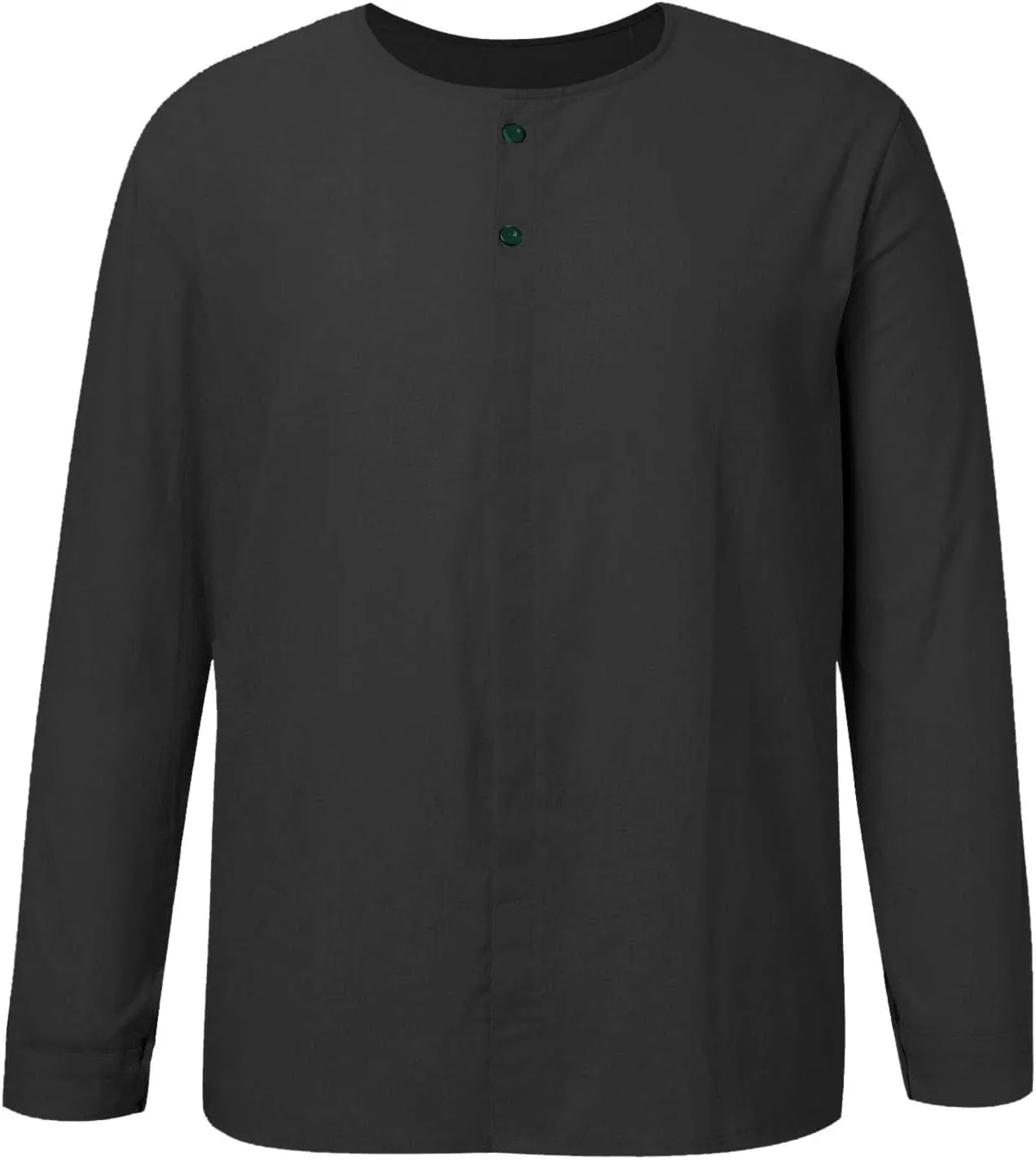Button Down Linen Shirts for Men Casual Casual Long Sleeve Regular Fit Beach Shirts with Pocket Long Sleeve Tight