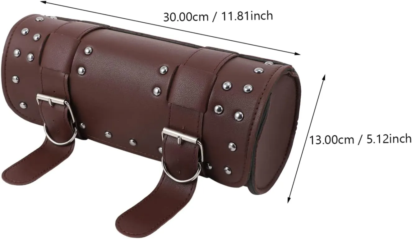 Cabilock 1pc Motorcycle Tool Storage Bag Motorcycle Side Pouch for Easy Installation Durable Material Capacity for Essentials with Buckle