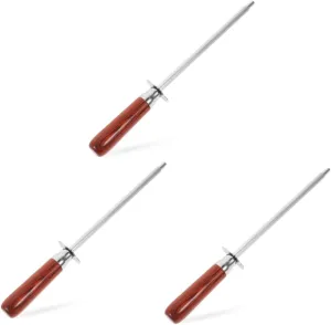 Cabilock Stainless Steel Sharpening Rod Practical Cutter Honing Tool for Kitchen Outdoor Use Versatile Kitchen Gadget for Scissors Cutting Tools Efficient Design with Larger Surface
