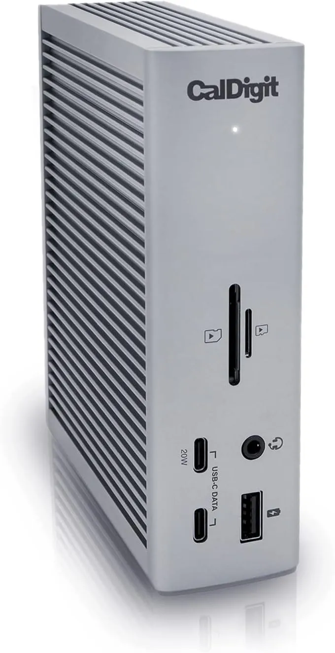 CalDigit TS4 Thunderbolt 4 Dock - 18 Ports, 98W Charging, 40Gb/s Thunderbolt 4, USB-A/C, 2.5GbE, 8K/6K Displays, Mac/PC/Chrome Compatible