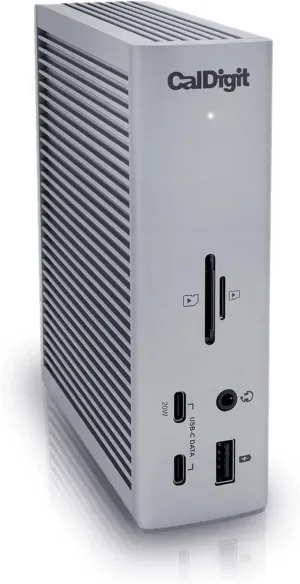 CalDigit TS4 Thunderbolt 4 Dock - 18 Ports, 98W Charging, 40Gb/s Thunderbolt 4, USB-A/C, 2.5GbE, 8K/6K Displays, Mac/PC/Chrome Compatible