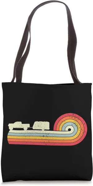 Camping Caravan Retro Vintage Truck & Travel Trailer Tote Bag