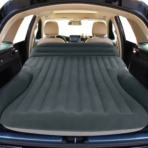 Car Air Mattress for Audi A5 4 Door B9 2017-2023, Flocking & PVC Camping Air Mattresses with Comfortable Long Fleece Car Bed Accessories for Home & Travel,B