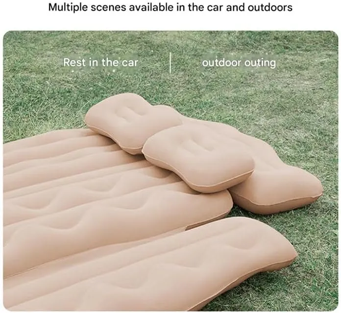 Car Air Mattresses for Audi A4 B9 Allroad A4 B6 8E Avant,Thickened Car Camping Bed Sleeping Pad with Upgrade Side File Portable Car Mattress for Travle and Camping,D