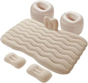 Car Air Mattresses for Toyota Tacoma 2024,Thickened Car Camping Bed Sleeping Pad with Upgrade Side File Portable Car Mattress for Travle and Camping,C