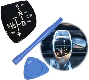 Car Gear Sticker Shift Knob Panel Cover for BMW Models X1 X3 X5 X6 F01 F10 F30 F35 F18 GT 1 3 5 6 7 Series Short Type