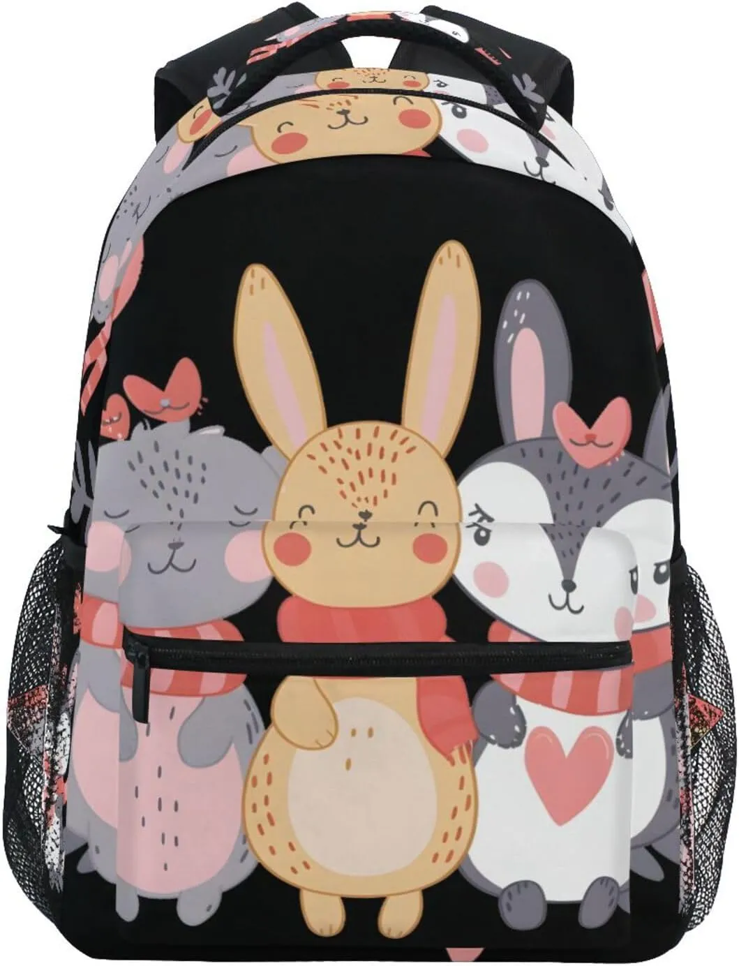 Cartoon Animals Backpack 3rd 4th 5th Grade School Bookbag Travel Laptop Daypack Bag Purse for Boys Girls Teens