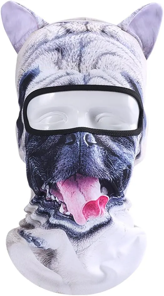 Cat Balaclava,Dog Balaclava,Halloween Hat,Cute Full Face Hood Mask Animal Ski Mask for Hiking Riding Sports Outdoor
