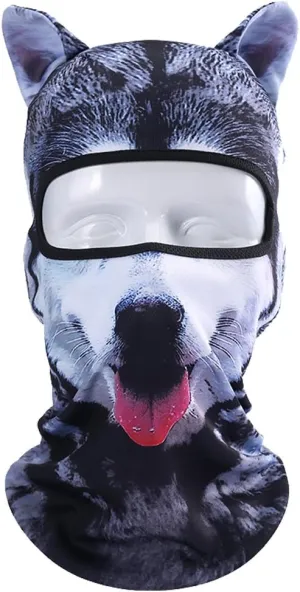 Cat Balaclava,Dog Balaclava,Halloween Hat,Cute Full Face Hood Mask Animal Ski Mask for Hiking Riding Sports Outdoor