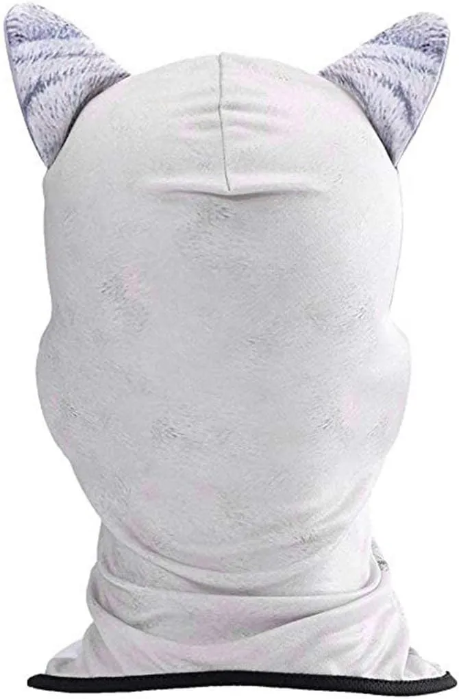Cat Balaclava,Dog Balaclava,Halloween Hat,Cute Full Face Hood Mask Animal Ski Mask for Hiking Riding Sports Outdoor