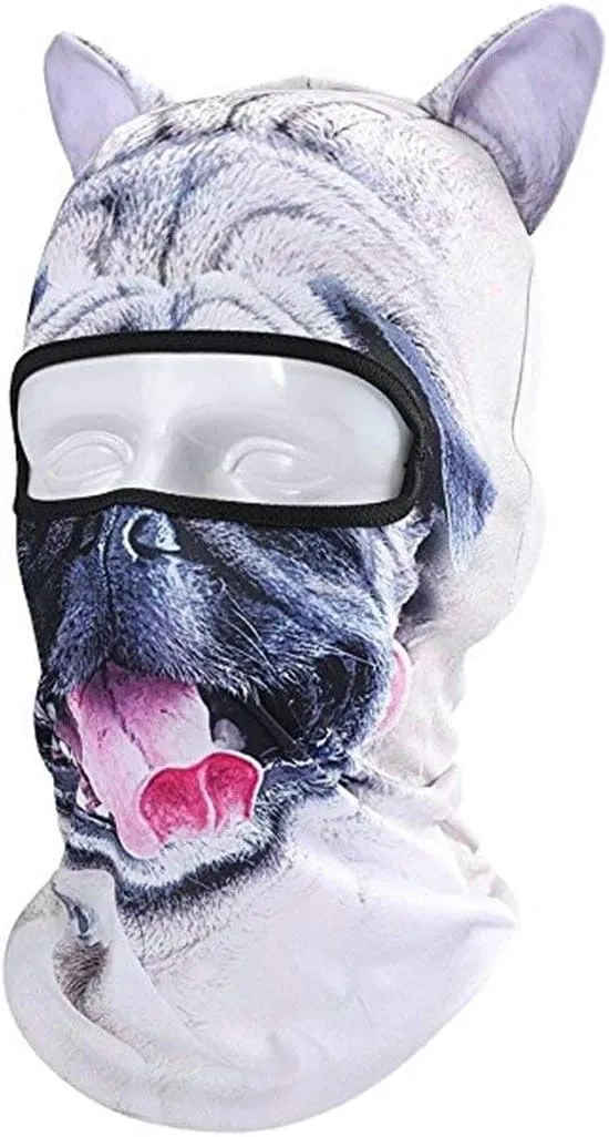 Cat Balaclava,Dog Balaclava,Halloween Hat,Cute Full Face Hood Mask Animal Ski Mask for Hiking Riding Sports Outdoor