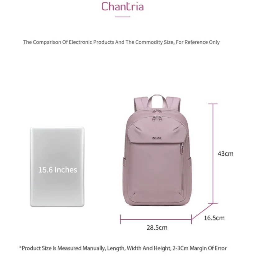 Chantria Anyaz Women Laptop Backpack Business Travel Laptop Backpack (15.6'')