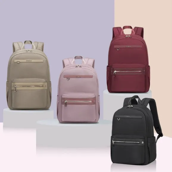 Chantria Crystalz Women Laptop Backpack Multi Compartment Business Travel Laptop Backpack (15.6'')