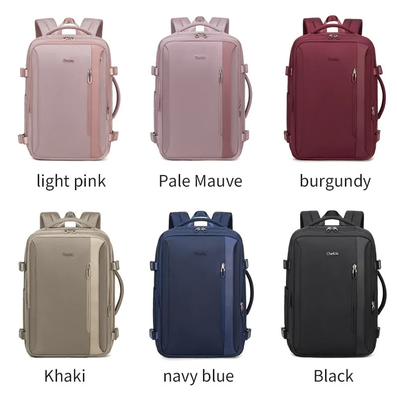 Chantria Rosez Women Expandable Laptop Backpack Business Travel Laptop Backpack (15.6'')