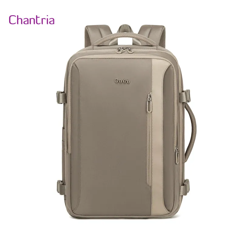 Chantria Rosez Women Expandable Laptop Backpack Business Travel Laptop Backpack (15.6'')