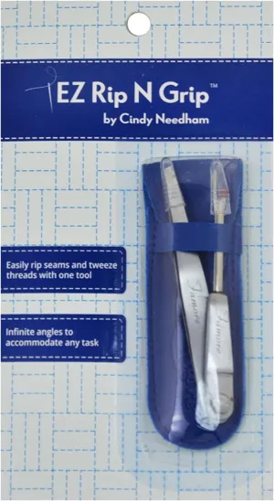 Cindy Needham EZ Rip N Grip tweezer and Seam Ripper