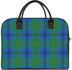 Clan Rutherford Tartan Fashionable Large Capacity Travel Handbag Unisex
