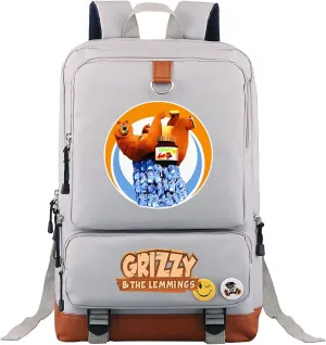 Classic Wear Resistant Laptop Bag Cartoon Casual Backpack Lightweight Large Capacity Travel Knapsack