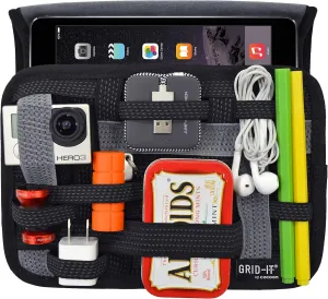 Cocoon CPG35BK GRID-IT!® Wrap 7 Tablet Accessory Organizer (Black)